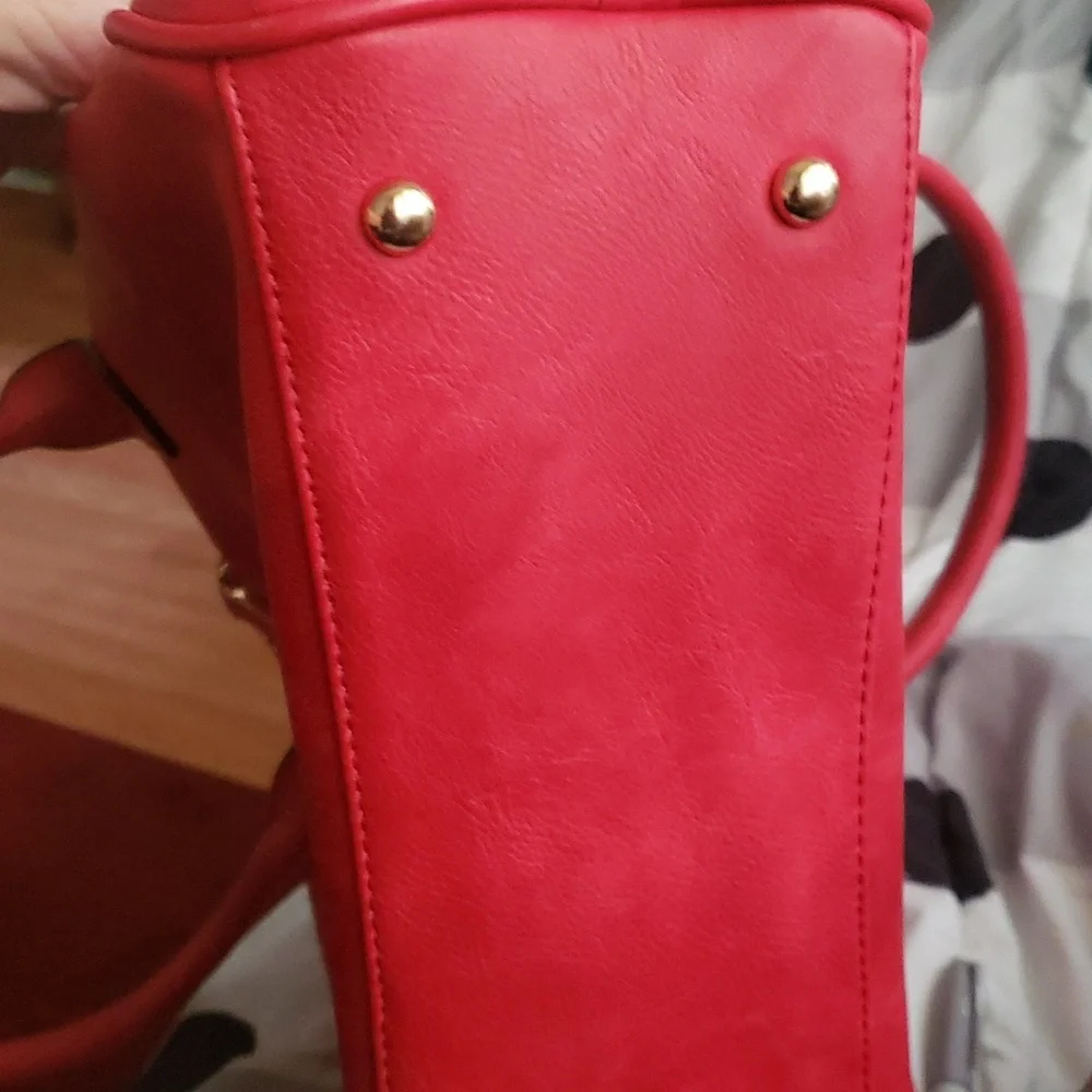 NWOT Exquisite Mellow world vegan leather "jasmine" satchel purse, Beautiful … - Picture 5 of 8